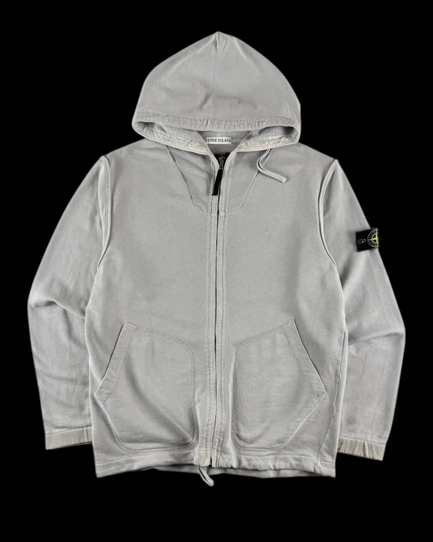 Stone Island SS 1999 Full Zip Hooded Sweatshirt [XL]