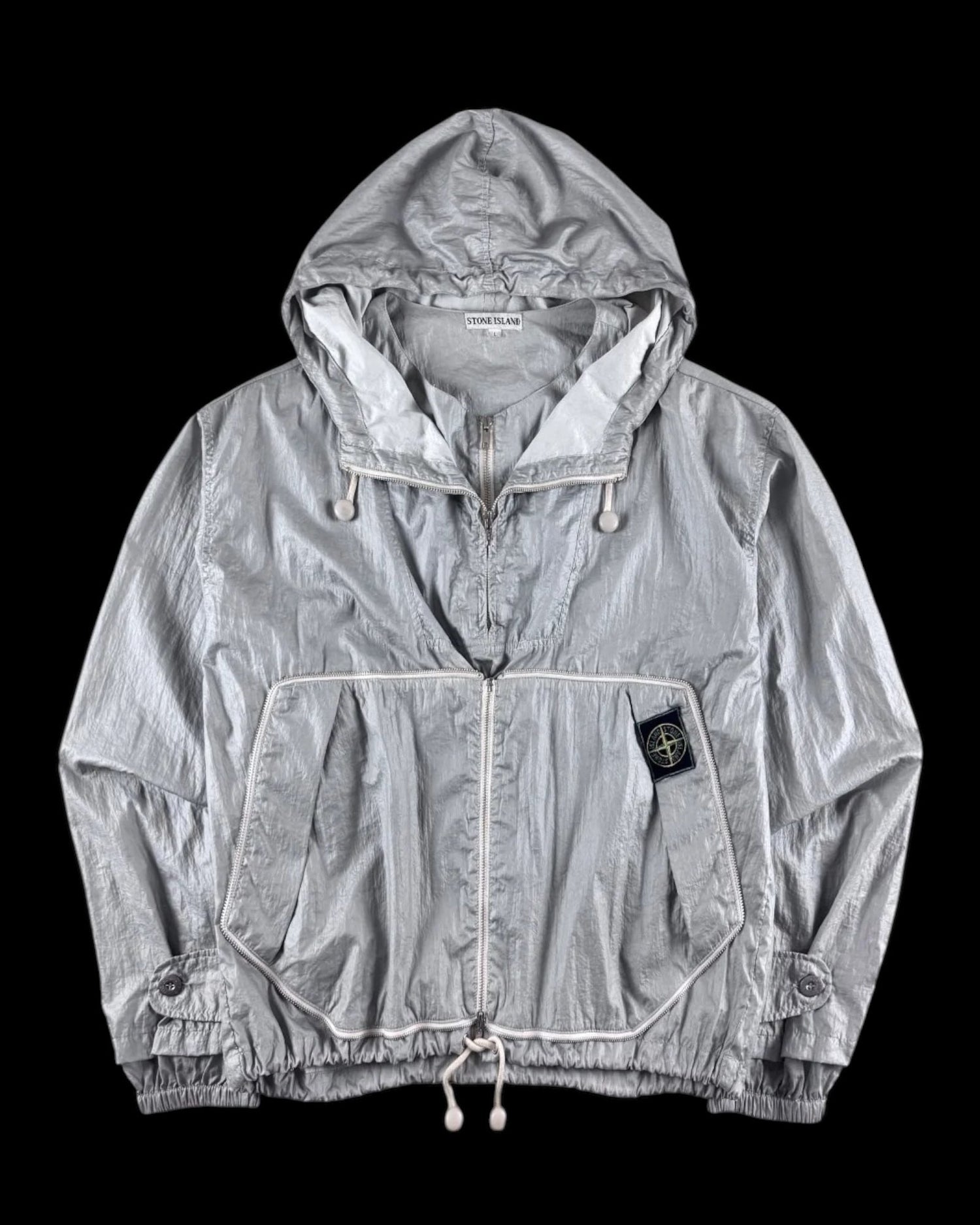 Stone Island SS 1986 Nylon Steel Packable Jacket & Trouser Set [L]