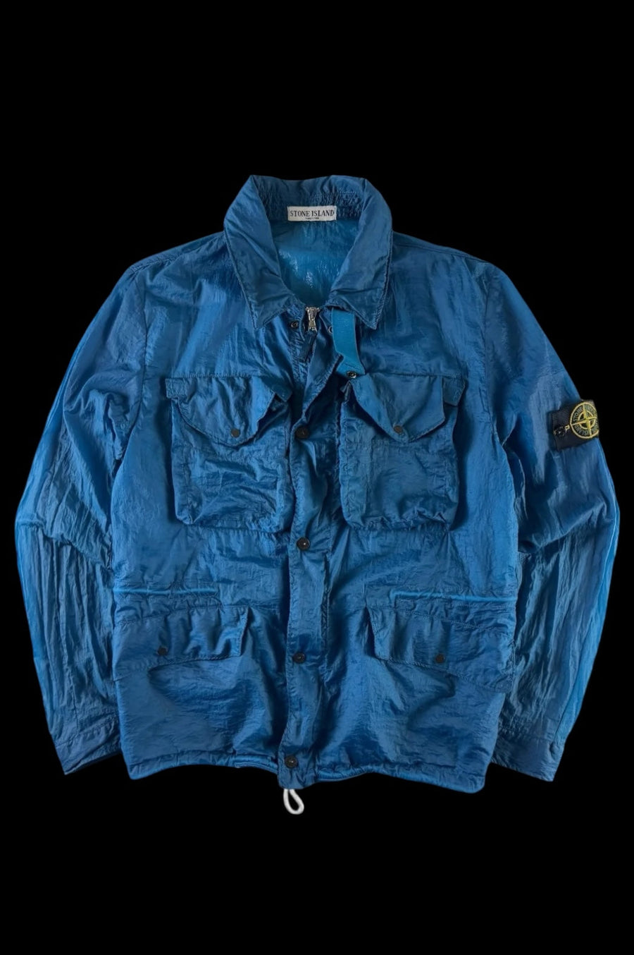 Stone Island SS 2007 Mesh Badge Parachute Jacket [L]