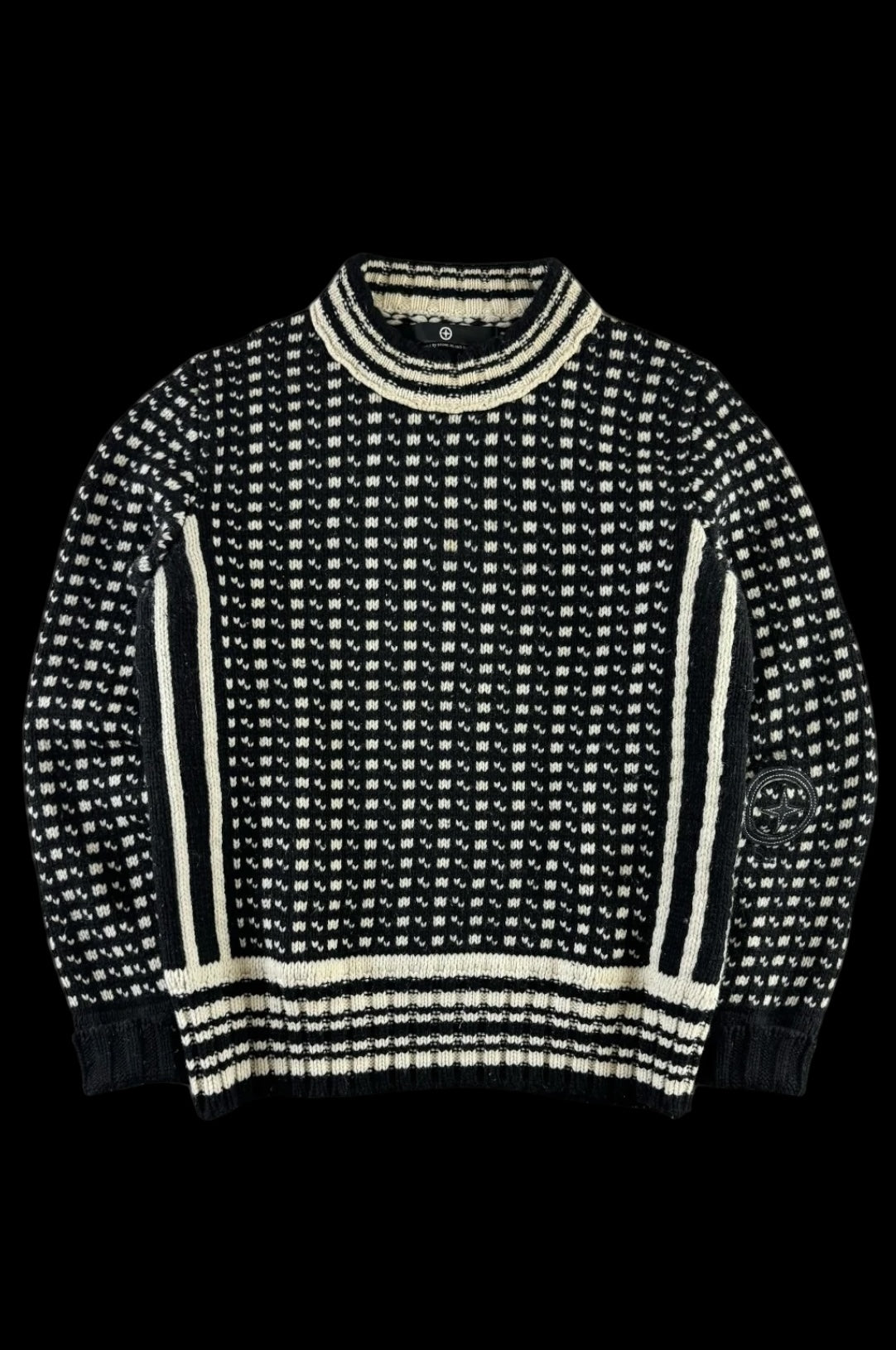 Stone Island 2006 Cable Knitted Sweater [M]