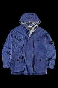 Stone Island 1993 Raso Gommato M65 Multipocket Jacket [L]