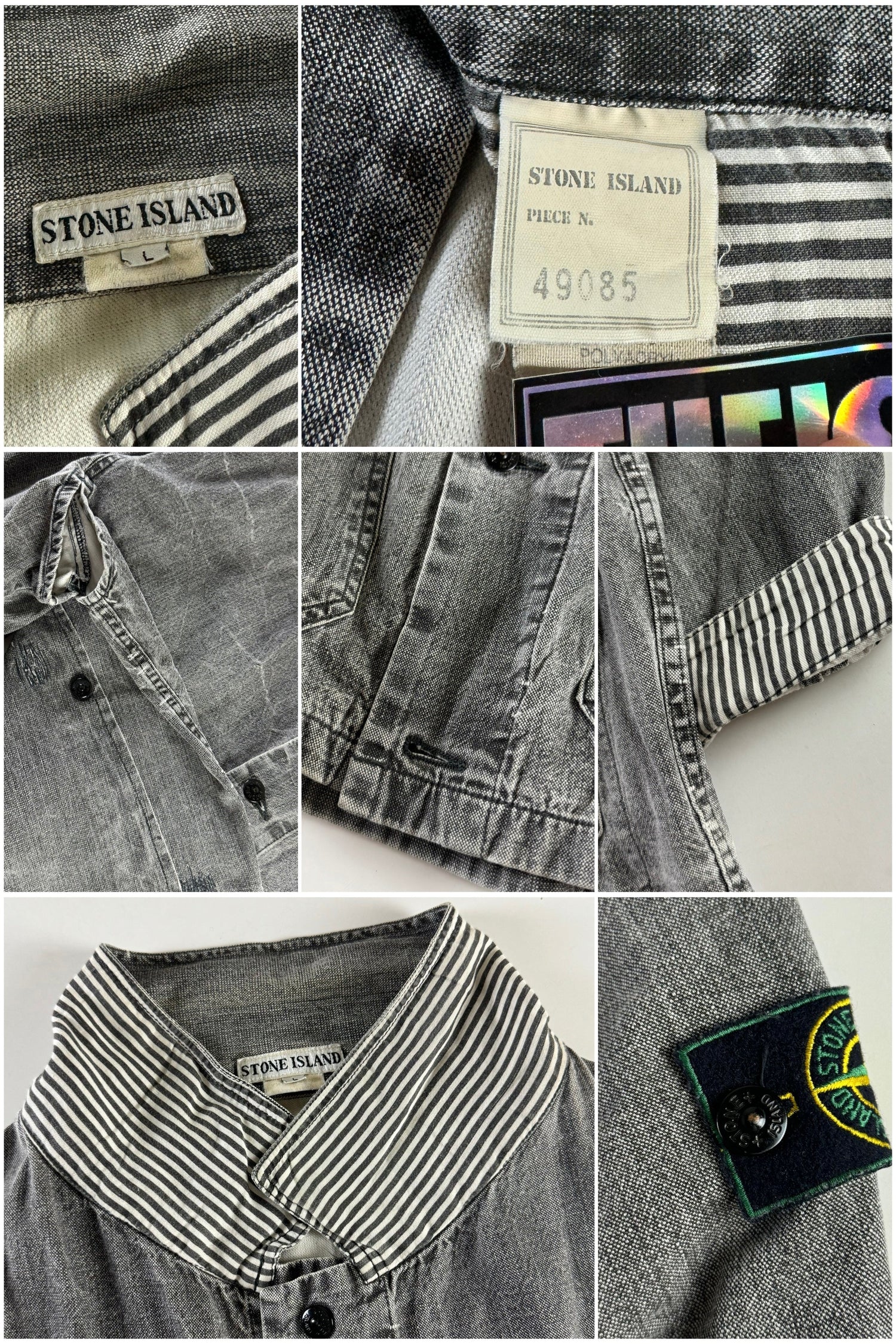 Stone Island 1986 Pigment Dyed Denim Carpenter Jacket [L]