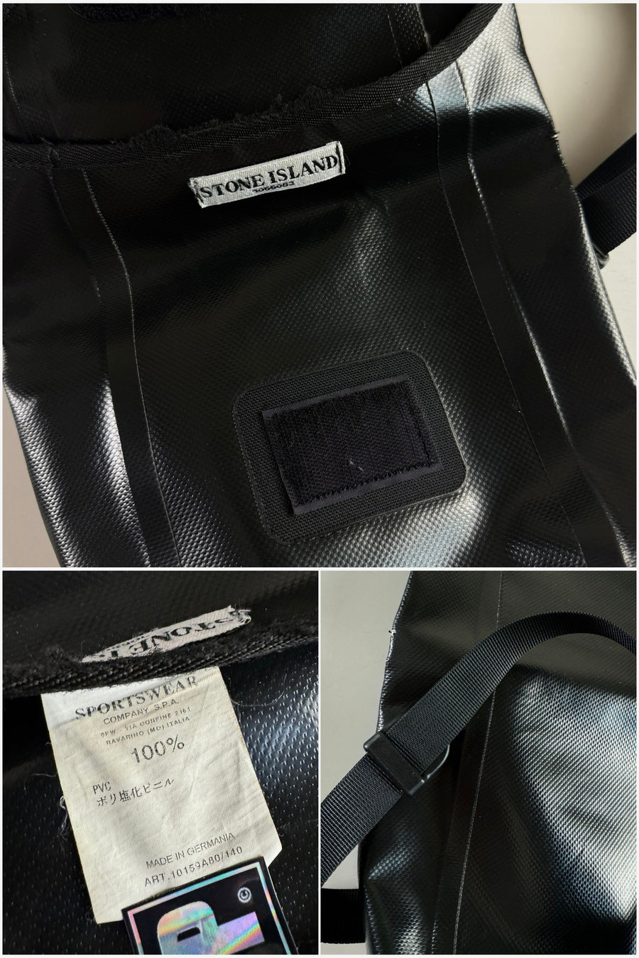 Stone Island 2010 PVC Waterproof Side Bag