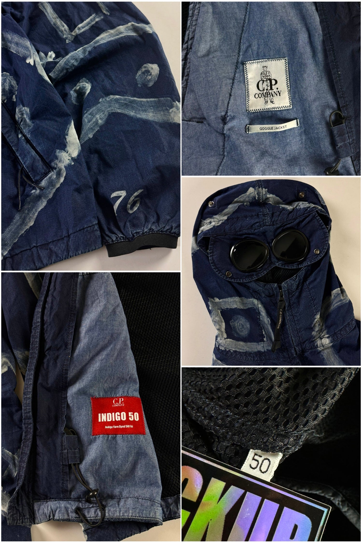 C.P. Company 2018 Hand Painted 1/500 Goggle Jacket [50]
