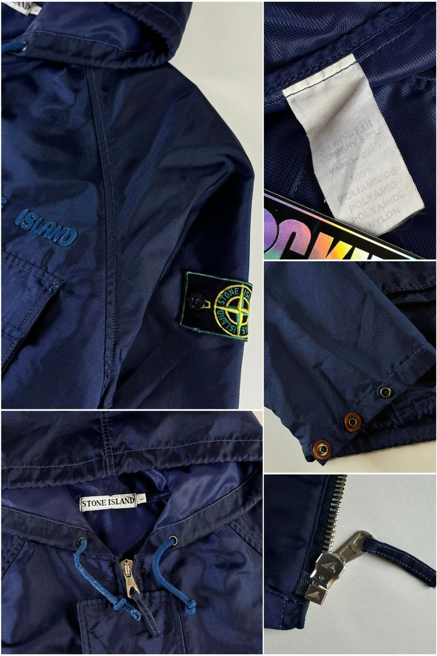 Stone Island 1990’s Formula Steel Spellout Jacket [L]
