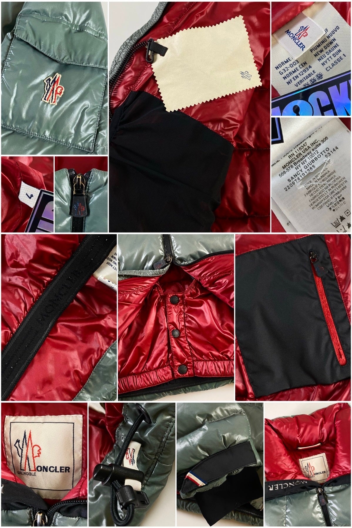 Moncler Sancy Giubbotto Grenoble Down Filled Ski Jacket [L]