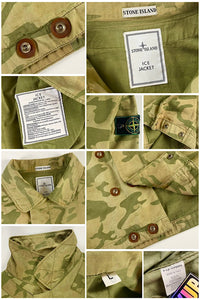 Stone Island 1990 Ice Camo Harrington Hunting Jacket [L]