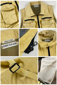 Stone Island 1995 Spalmatura Multipocket Parachute Gilet [M]