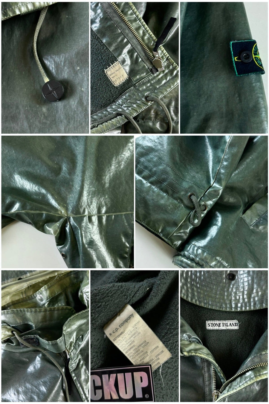Stone Island 1987 PVC Glazed Silk Jacket [XL]