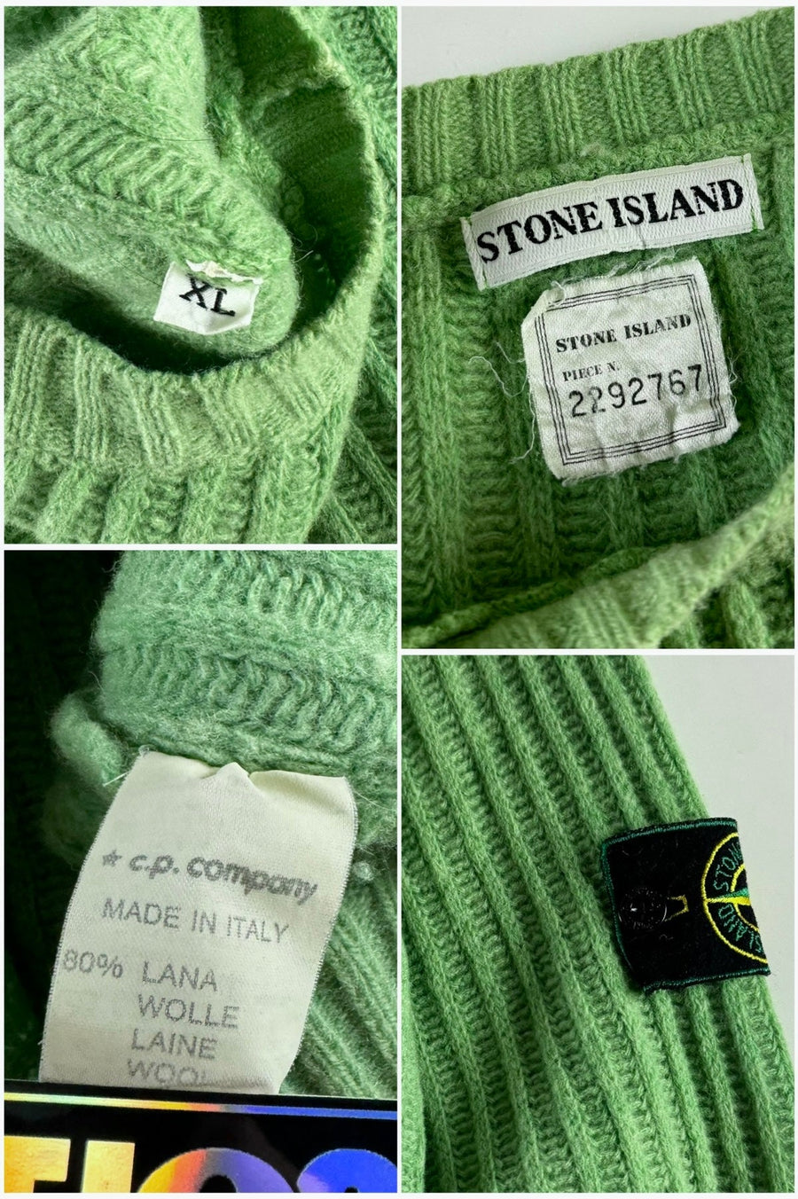 Stone Island 1980’s Ribbed Knitted Sweater [XL]
