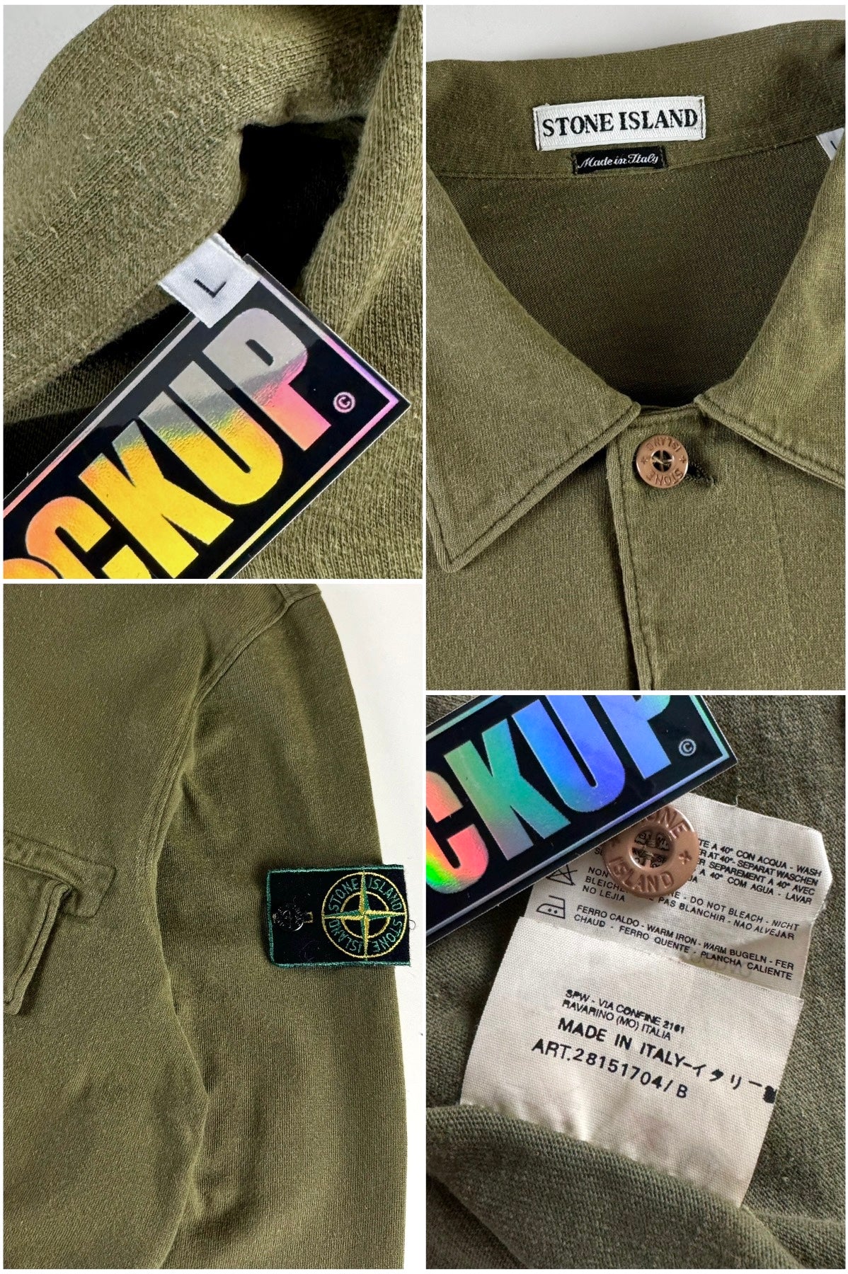 Stone Island 1998 Moleskin Casual Shirt [L]