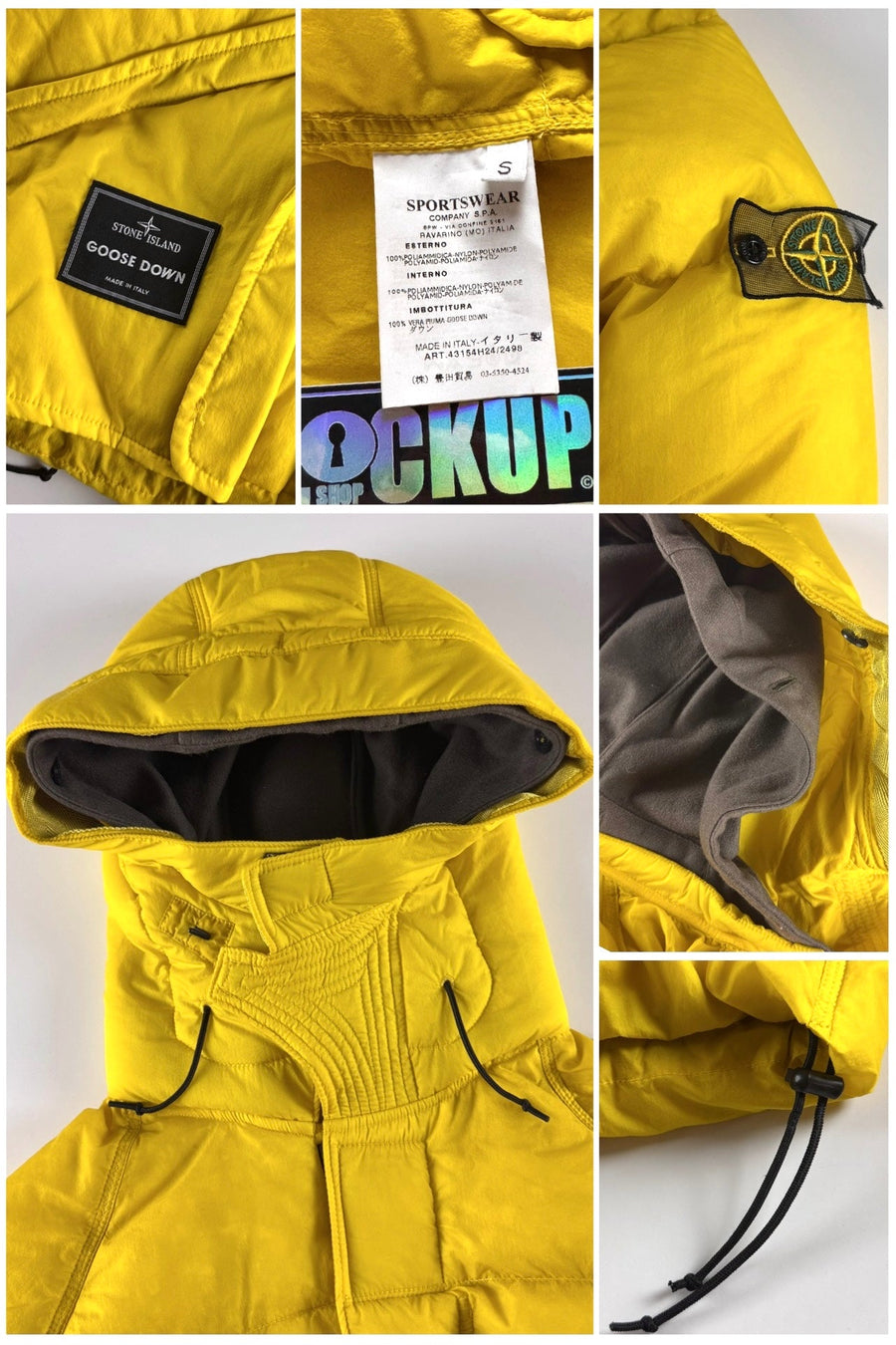 Stone Island AW 2005 Opaque Nylon Tela Goose Down Jacket [S]