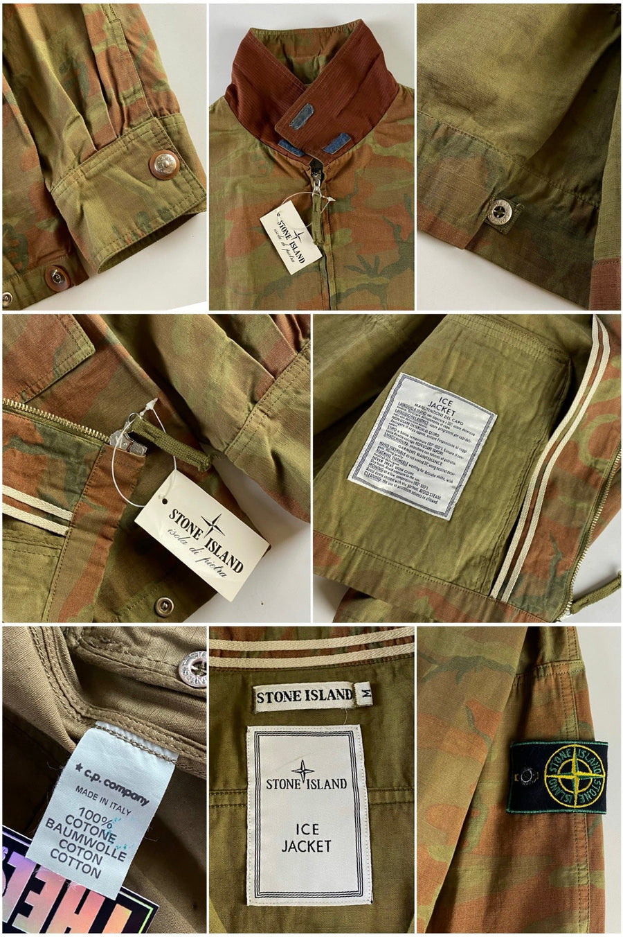 Stone Island 1989 Camouflage Carpenter Ice Jacket [M]
