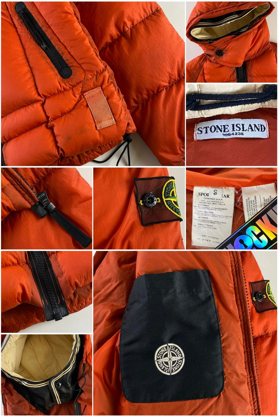 Stone Island 2006 Opaque Nylon Tela Puffer Jacket [S]