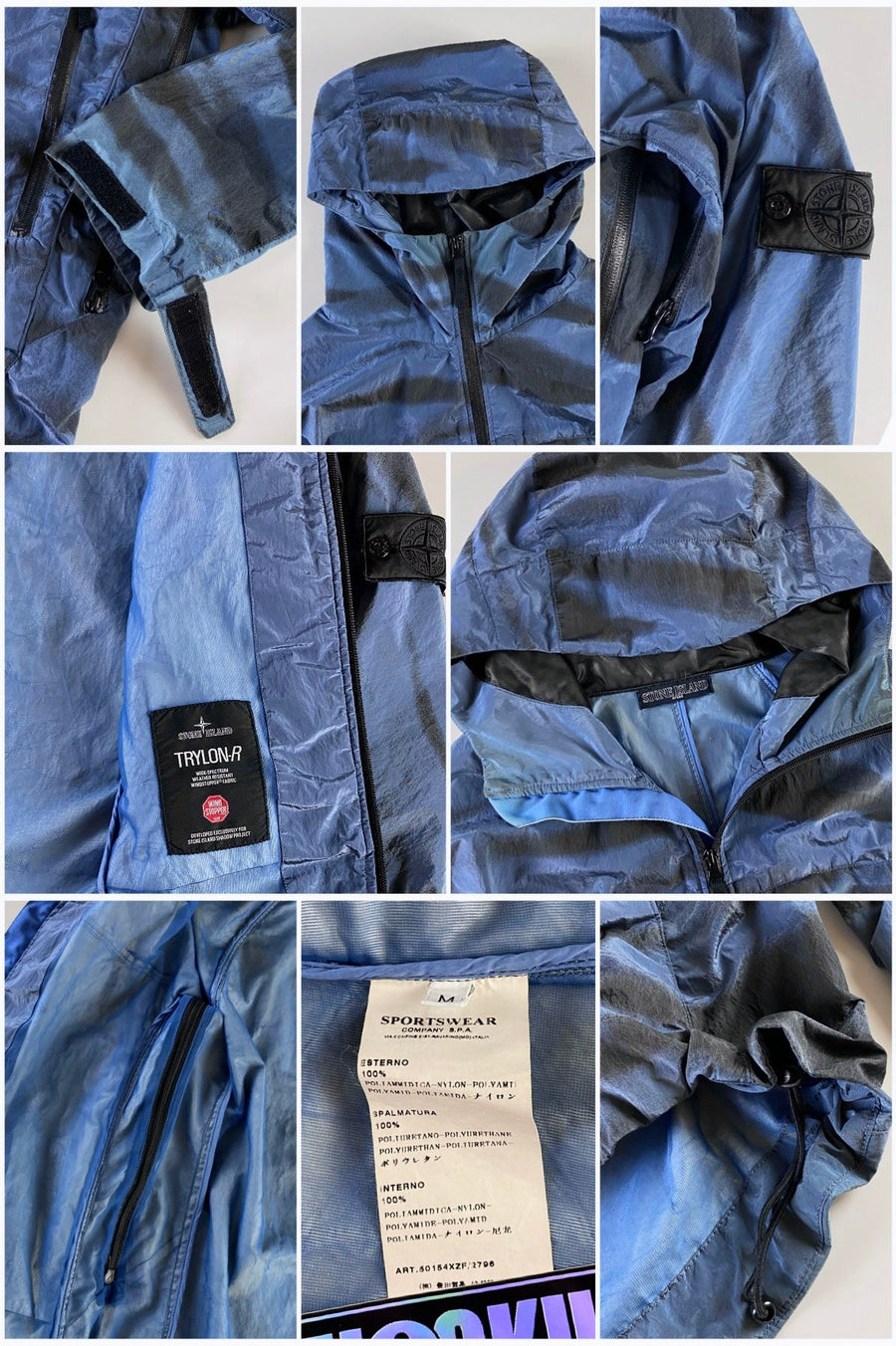 Stone Island 2008 Tiger Camo Trylon-R Jacket [M]