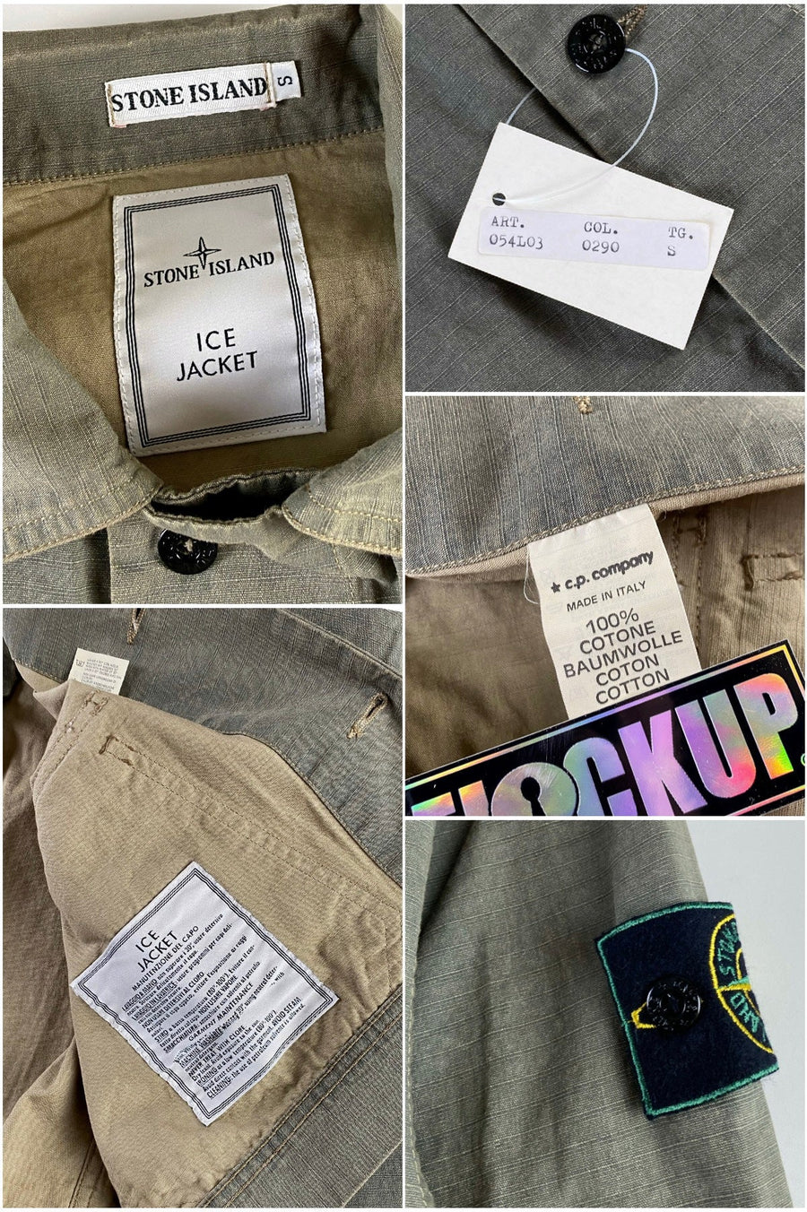 Stone Island 1989 Heat Reactive Work Ice Jacket [S]