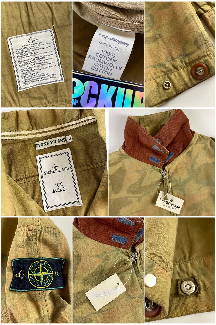 Stone Island 1989 Camouflage Carpenter Ice Jacket [M]