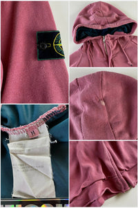 Stone Island 1994 1/4 Zip Pulliver Hooded Sweatshirt [M]