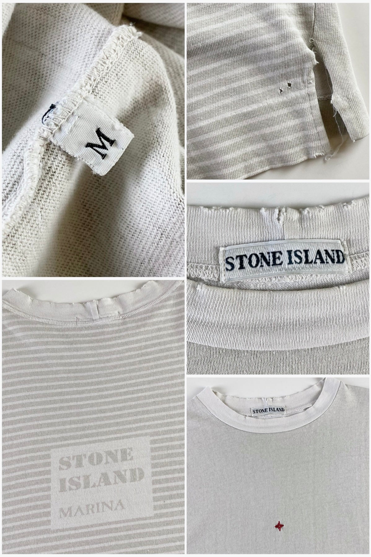 Stone Island 1980's Marina Box Logo T-Shirt [M]
