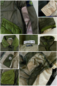 Stone Island 2002 Mesh Reflective Down Jacket [M]