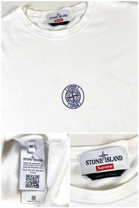 Stone Island x Supreme 2017 White T-Shirt [M]