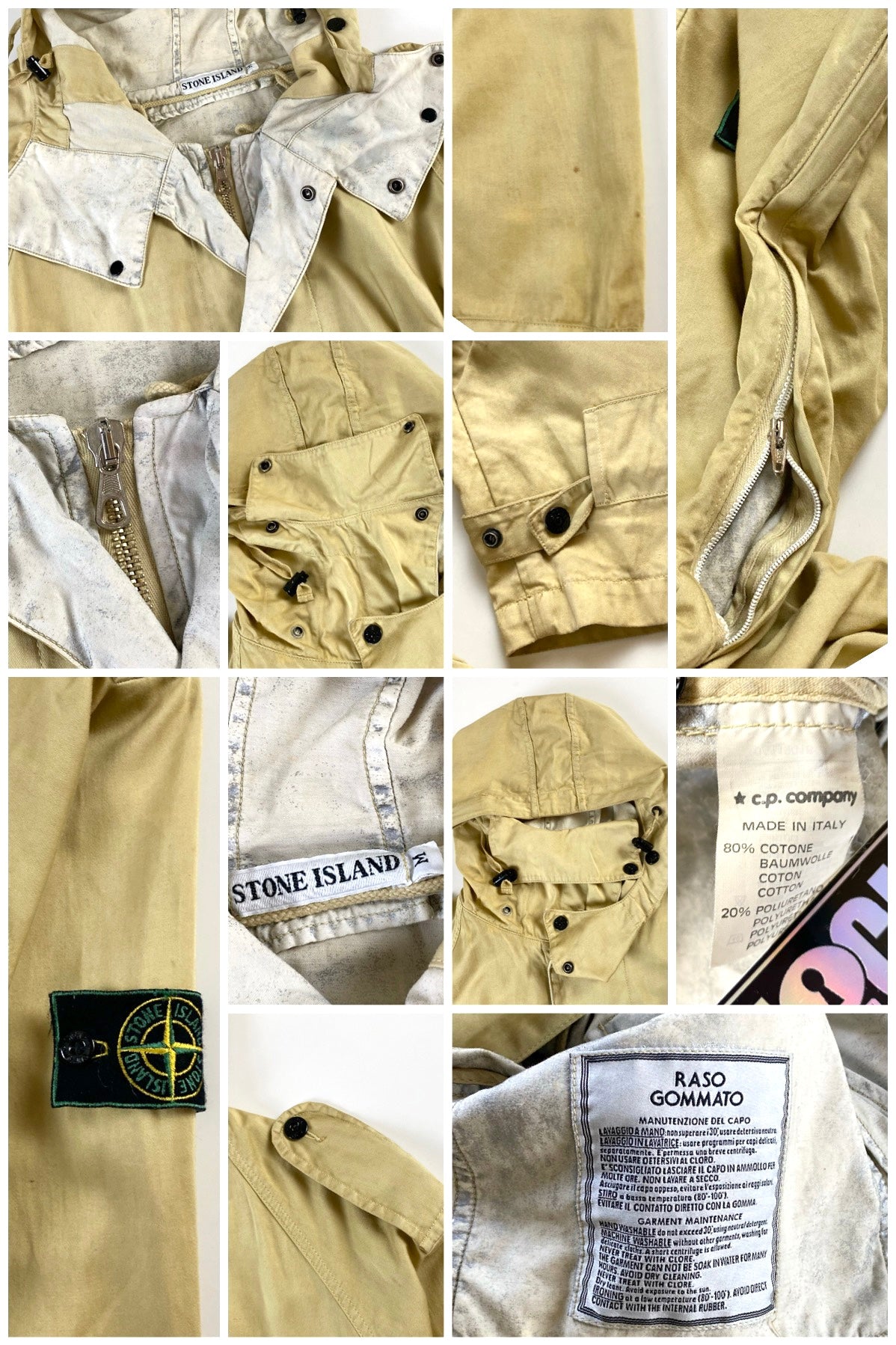 Stone Island 1987 Raso Gommato Foul Weather Face Mask Jacket [M]