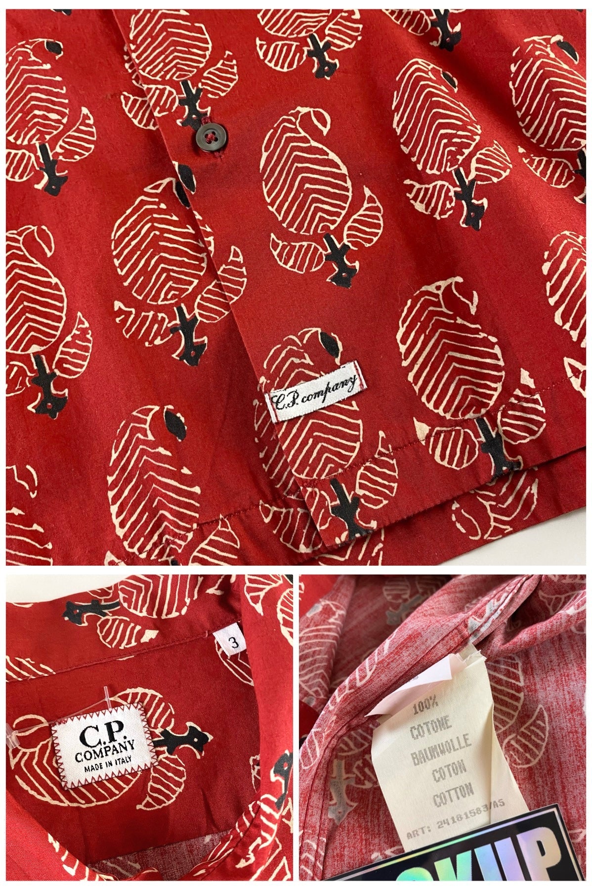 C.P. Company 1996 Floral Casual Shirt [L]