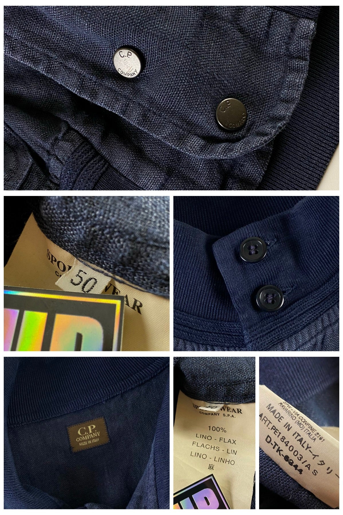 C.P. Company 1990's Lino Flax Jacket [50]