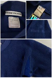 Stone Island 1980's Compass Logo Fleece Sweater [S]