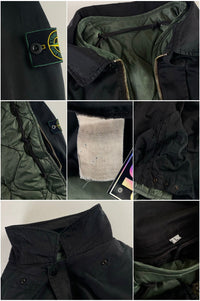 Stone Island 1985 Raso Gommato Jacket with Quilted Liner [L]