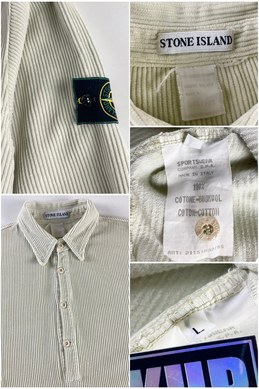 Stone Island 1994 Pullover Jumbo Corduroy Shirt [L]