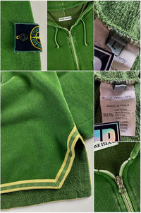 Stone Island 1980's 1/4 Zip Pullover Hoodie [L]