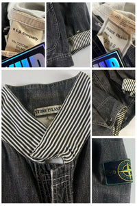 Stone Island 1986 Pigment Dyed Denim Carpenter Jacket [L]