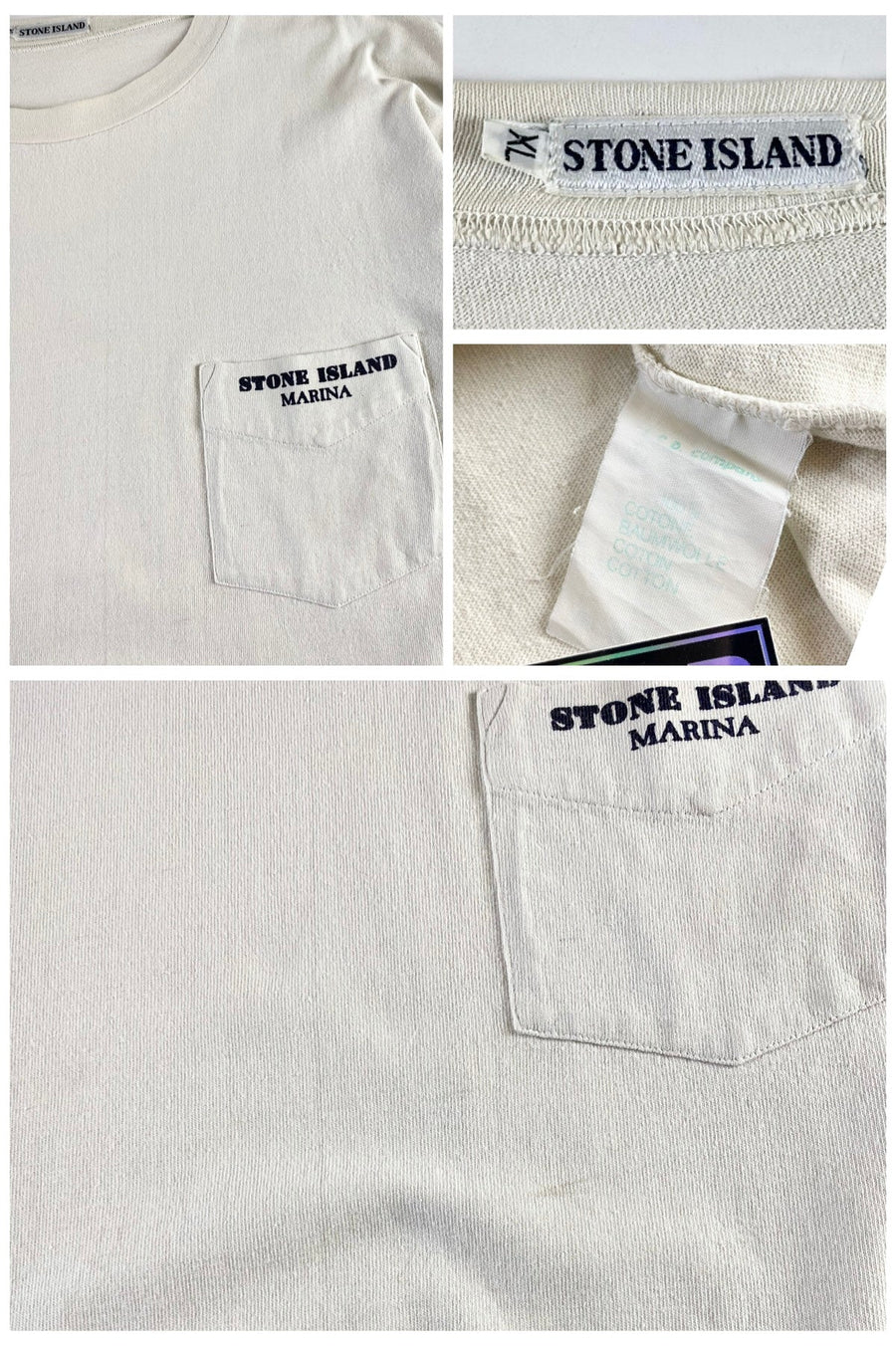 Stone Island 1980's Marina Pocket T-Shirt [XL]