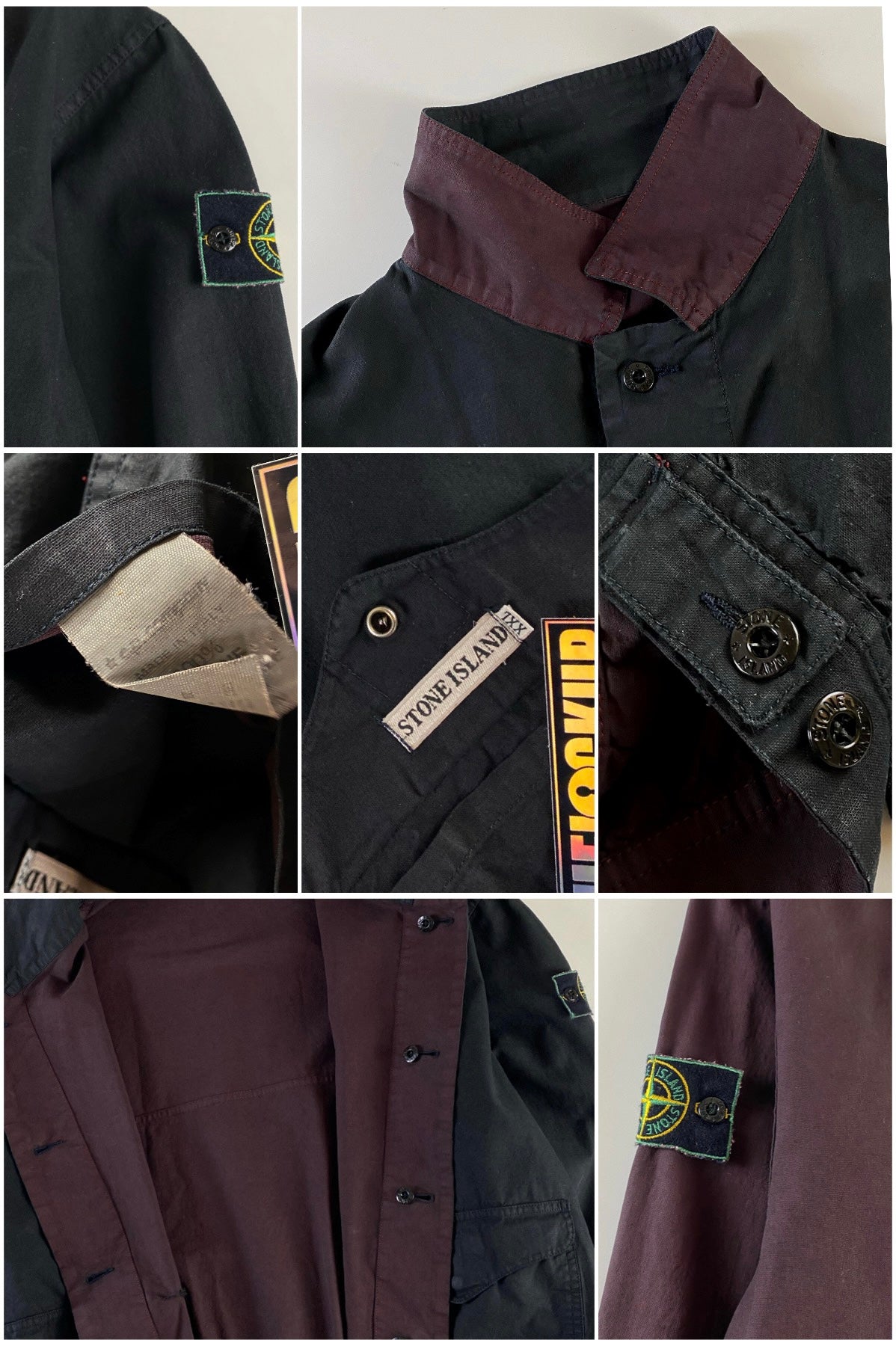 Stone Island 1980's Tela Stella Reversible Jacket [XXL]