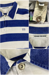 Stone Island 1990 Marina Striped Polo Shirt [XL]