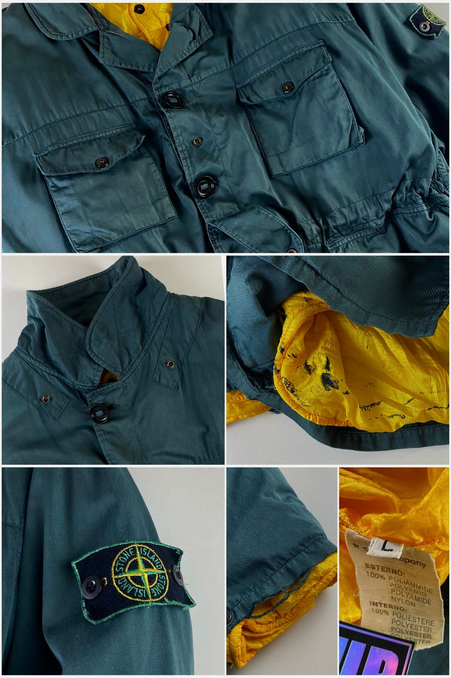 Stone Island 1986 Multipocket Field Jacket with Goose Down Liner [L]
