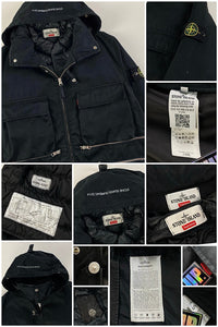 Stone Island x Supreme 2014 Raso Gommato Helicopter Jacket [S]