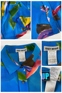 Issey Miyake 1990's Tulip Printed Shirt [S]