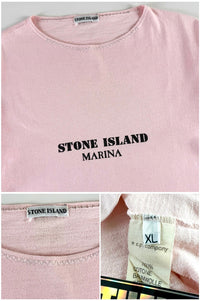 Stone Island 1980's Marina Spell Out T-Shirt [XL]