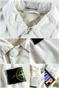 Stone Island 1990's Coated Cotton Overshirt [L]