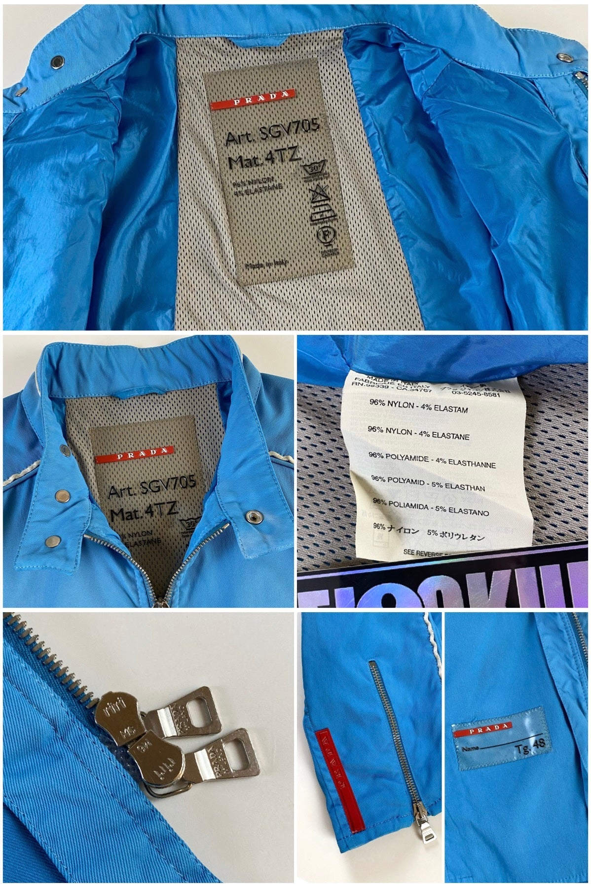 Prada Sport 2000's Double Zip Biker Jacket [48]