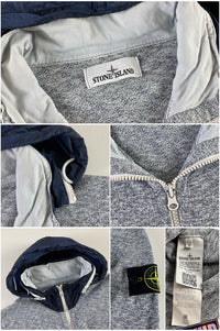 Stone Island 2017 Knitted Zip Up Hooded Sweatshirt [S]