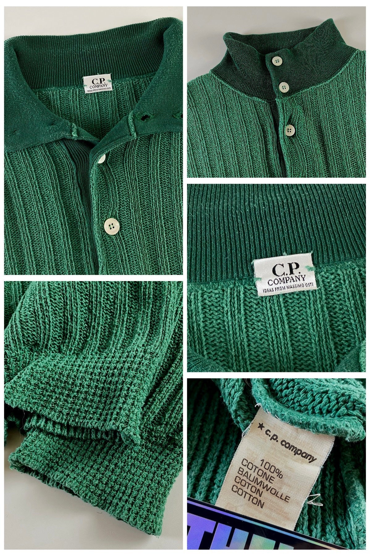 C.P. Company 1980's Knitted Pullover Sweater [XXL]