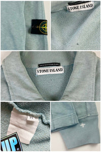 Stone Island 2000's Compass Logo Zip Up Sweatshirt [M]