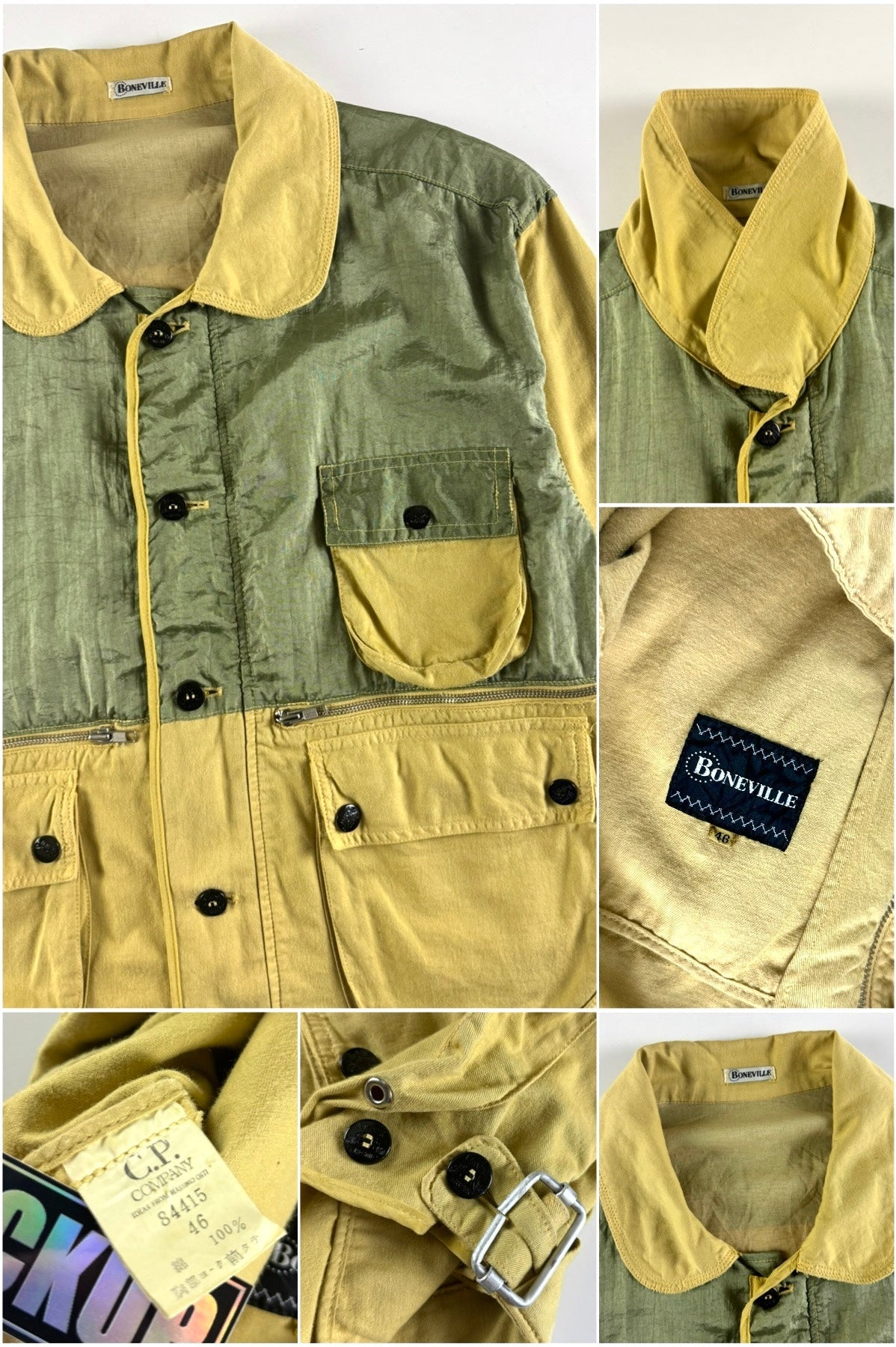 Boneville 1980’s Multipocket Helicopter Pilots Jacket [L]