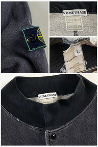 Stone Island 1980's Bomber Style Sweatshirt [XL]