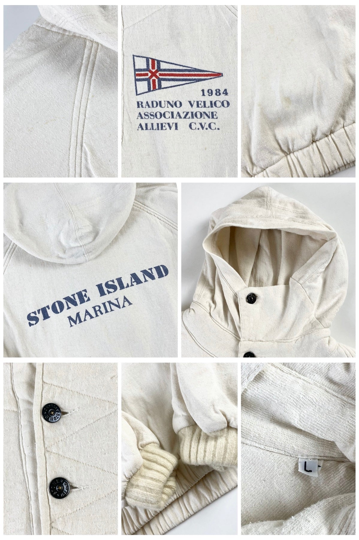 Stone Island 1984 Raduno Velico Sailing Team Hoodie [L]