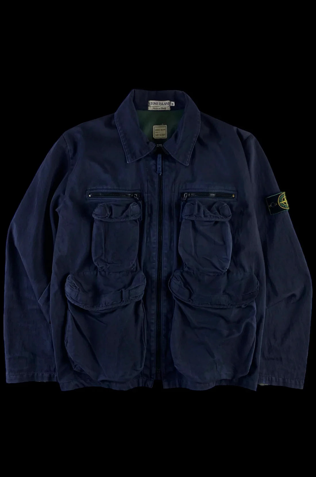 Stone Island 1995 Multipocket Parachute Jacket [L]