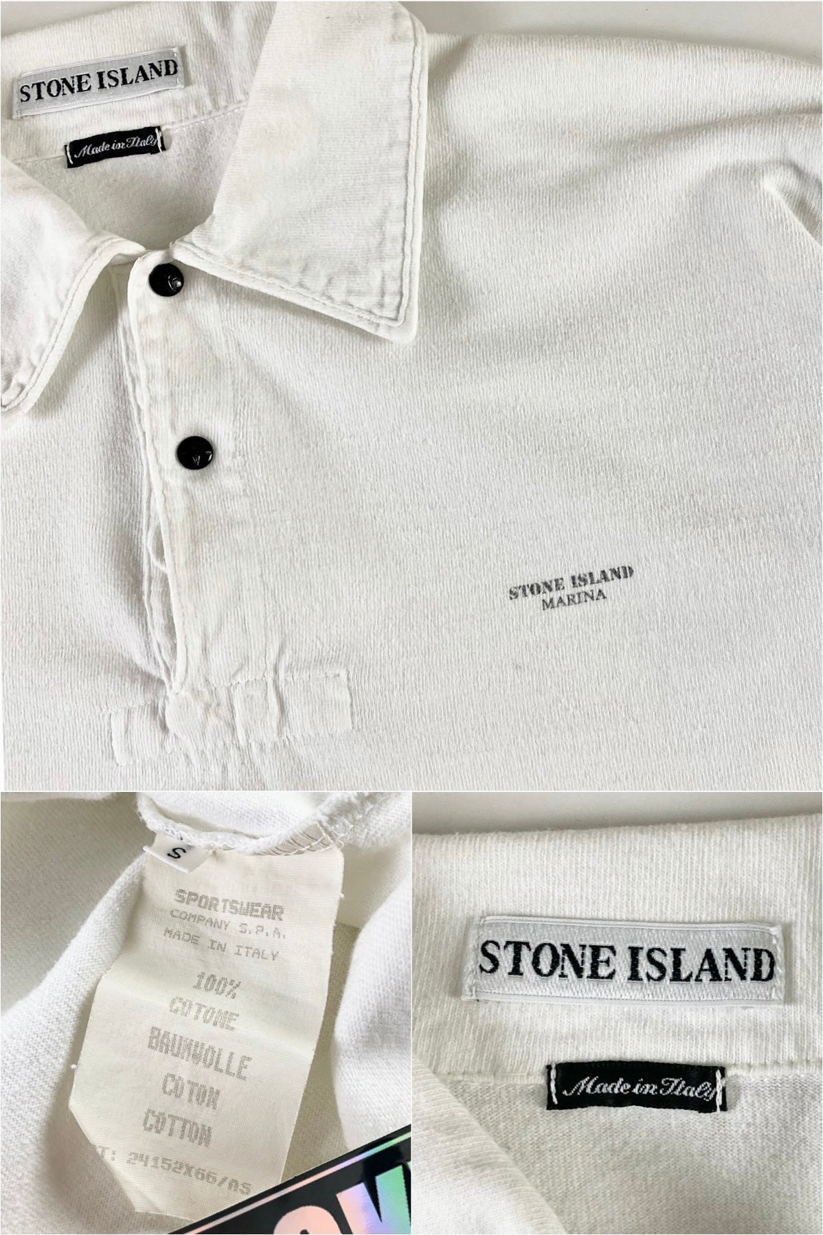 Stone Island 1996 Marina Long Sleeve Polo [S]